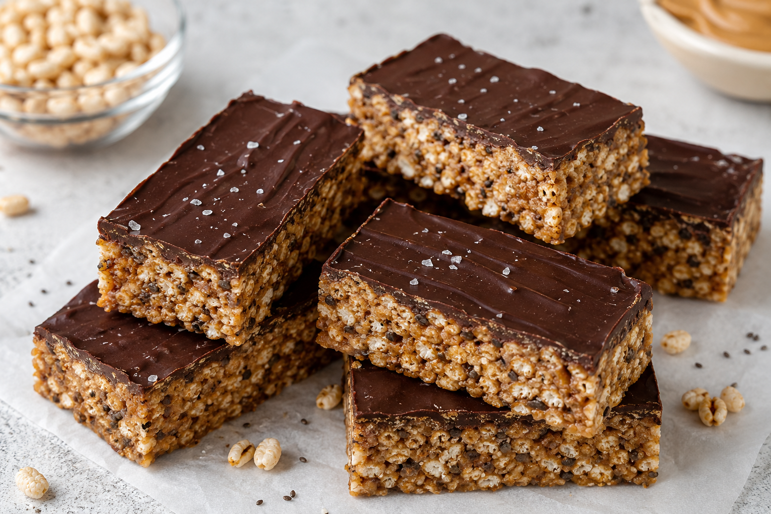 No-Bake Protein Crunch Bars (High-Protein, Meal Prep Friendly)