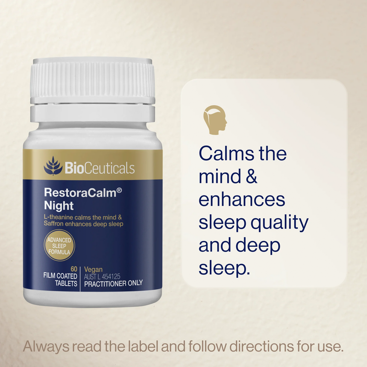 BioCeuticals RestoraCalm Night - 60 tab