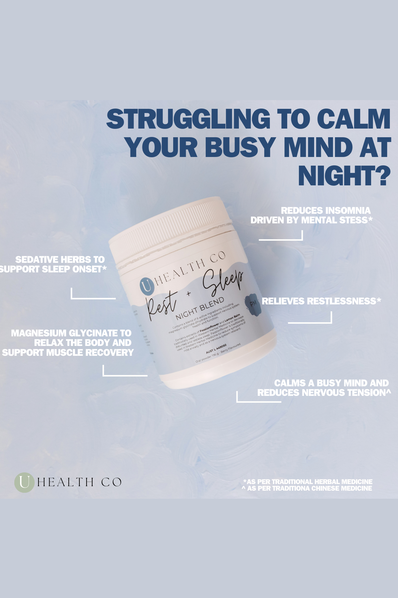 Rest + Sleep - PM Formulation