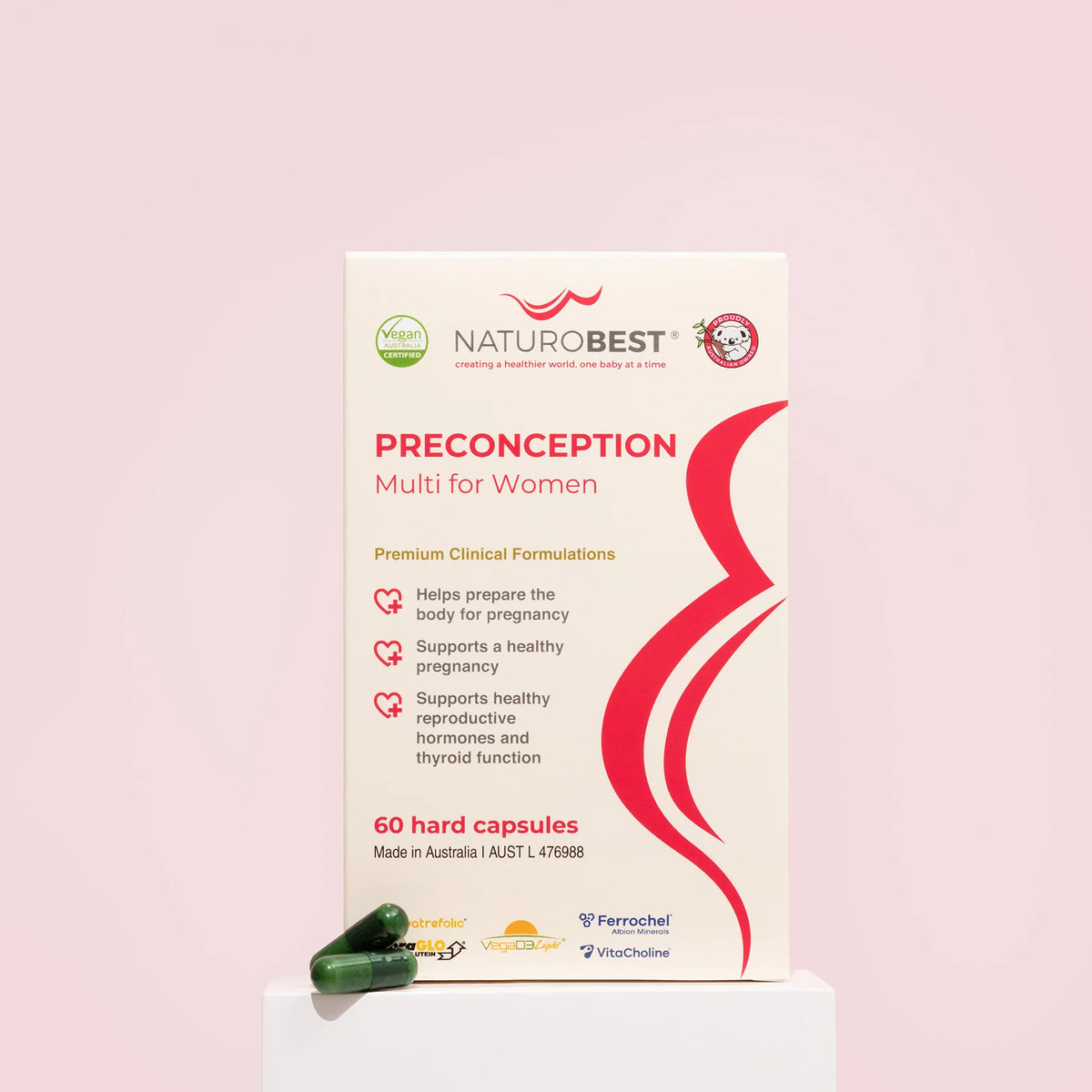 NaturoBest Preconception Multi for Women - 60 Capsules